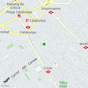 OpenStreetMap - Plaça de la Vila de Madrid, 08002 Barcelona