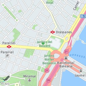 OpenStreetMap - Plaça de Blanquerna, 08001 Barcelona