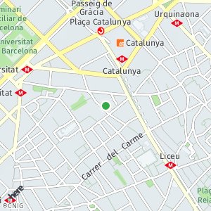 OpenStreetMap - Plaça de Vicenç Martorell, 08001 Barcelona