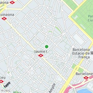 OpenStreetMap - Plaça de la Llana, 08003 Barcelona