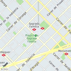 OpenStreetMap - Plaça de la Sagrada Familia, 08013 Barcelona