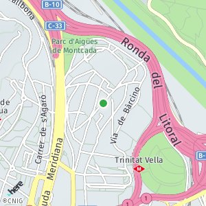 OpenStreetMap - Carrer de la Foradada, 36, Trinitat Vella, Barcelona, Barcelona, Catalunya