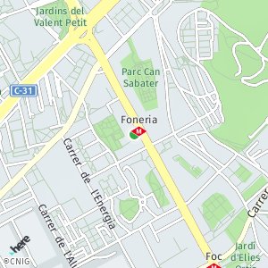 OpenStreetMap - Plaça de l'Orgull, 1, Distrito de Sants-Montjuïc, 08038 Barcelona, Catalunya