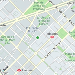 OpenStreetMap - Plaça Josep Maria Huertas Claveria, 1, 08005 Barcelona