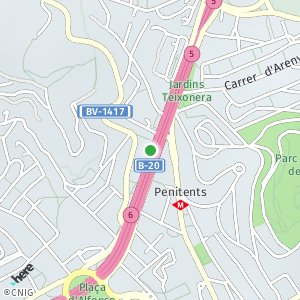 OpenStreetMap - passeig de la Vall d'Hebron, 65-69