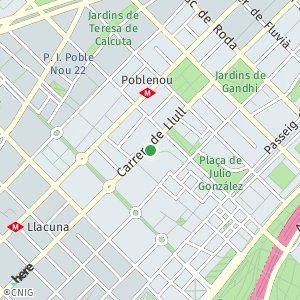 OpenStreetMap -  Carrer de Llull, 214, 08005 Barcelona