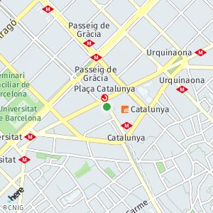 OpenStreetMap - Plaça de Catalunya, 08002 Barcelona