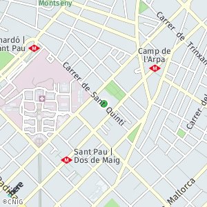 OpenStreetMap - Carrer de Sant Quintí, 38, 08041 Barcelona