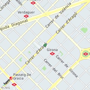 OpenStreetMap - Carrer d'Aragó Barcelona