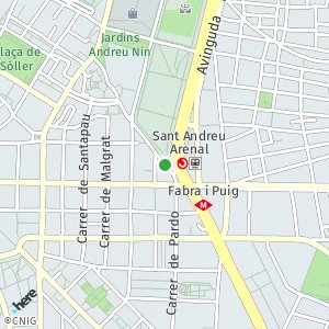 OpenStreetMap -  Av. Rio de Janeiro, 54-56, Aula 7, 2a planta. 08016 Barcelona