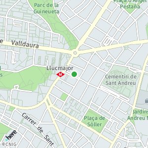 OpenStreetMap - 6 Plaça dels Jardins d'Alfàbia Barcelona, Cataluña