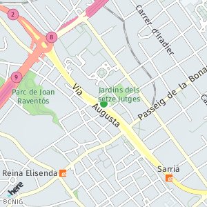 OpenStreetMap - Via Augusta, 366, 08017 Barcelona