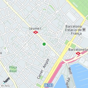 OpenStreetMap - Carrer de Salvador Aulet, 1, 08002 Barcelona