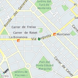 OpenStreetMap - Sant Gervasi-Galvany, Barcelona