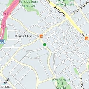 OpenStreetMap - Jardins de Juan Ponce, 08032, Barcelona